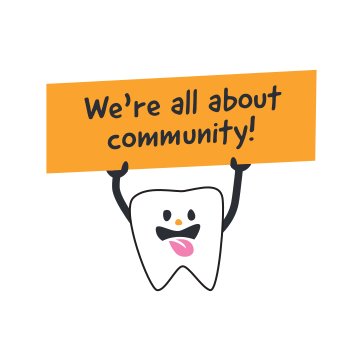 we're all about community