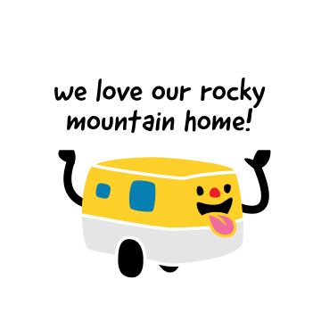 we love our rocky mountain home